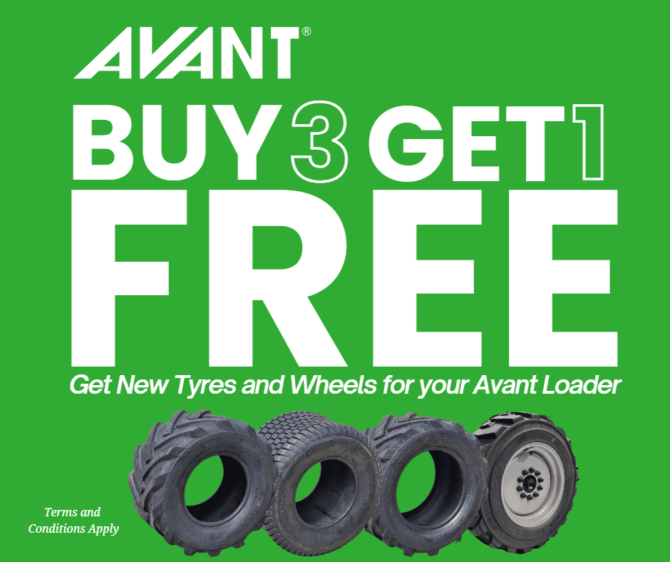 Mini Loader Wheel and Tyre Deal Buy 3 Get 1 Free