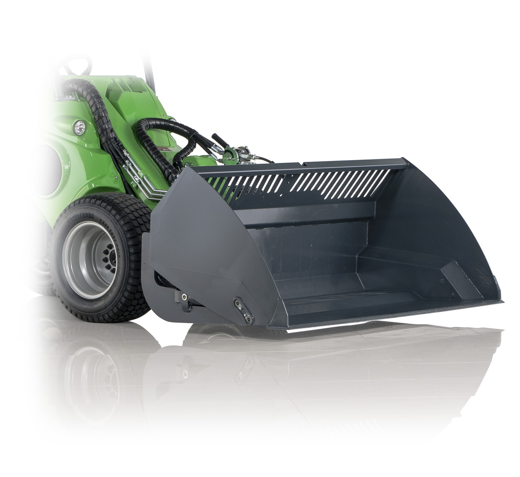 Avant Mini Loader XL High Tip Bucket Avant Equipment Australia