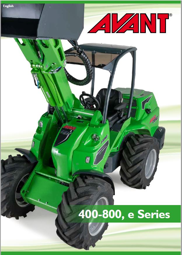 Avant 400 – 800 Series Mini Loader Brochure