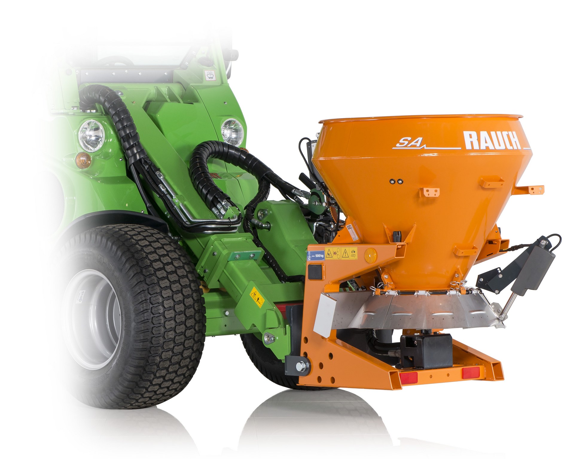 CENTRIFUGAL SAND SALT SPREADER AVANT MINI LOADER